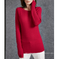 17PKCS508 2017 knit wool cashmere knitted lady sweater